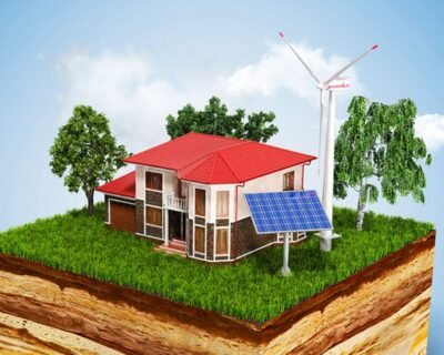 Casa ecológica: viento, panel solar, calefon solar, agua de lluvia