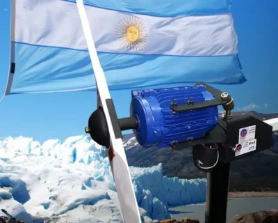 Velocidades de vientos en la Argentina.