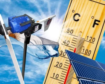 Condiciones climáticas en Argentina durante el verano para energía renovable